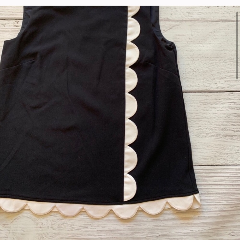 NWOT Victoria Beckham scalloped tank XS - Picture 2 of 8